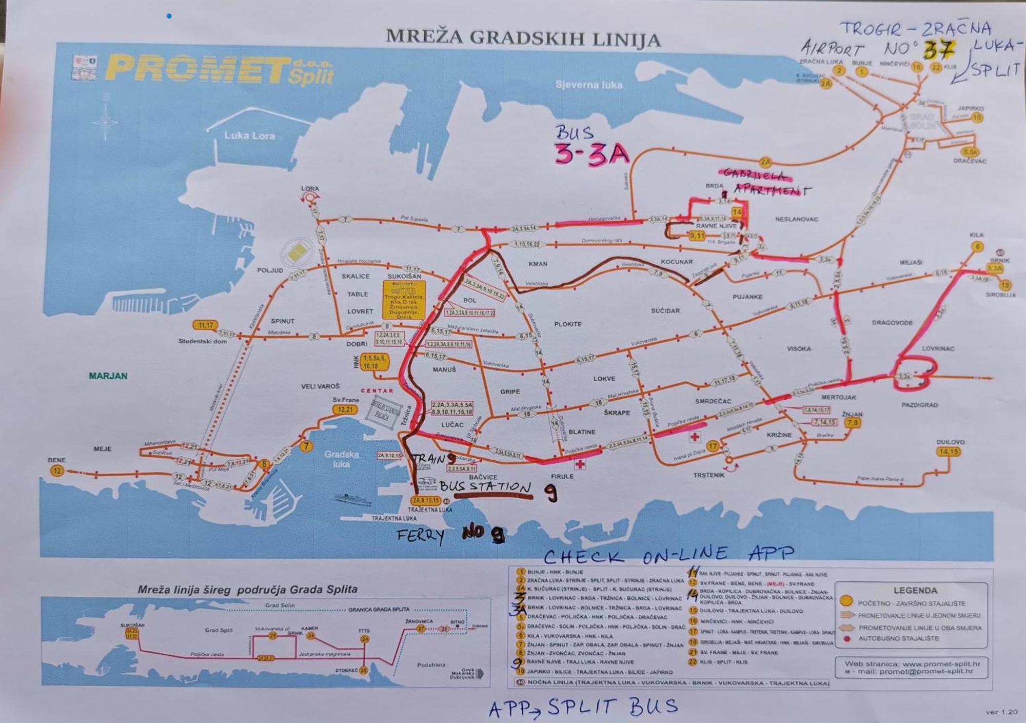 Apartman Gabrijela Split Exteriör bild